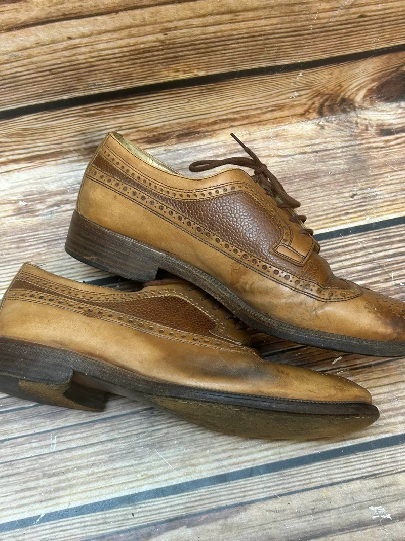 Vintage Herrenschuhe Brogues Gr. 39