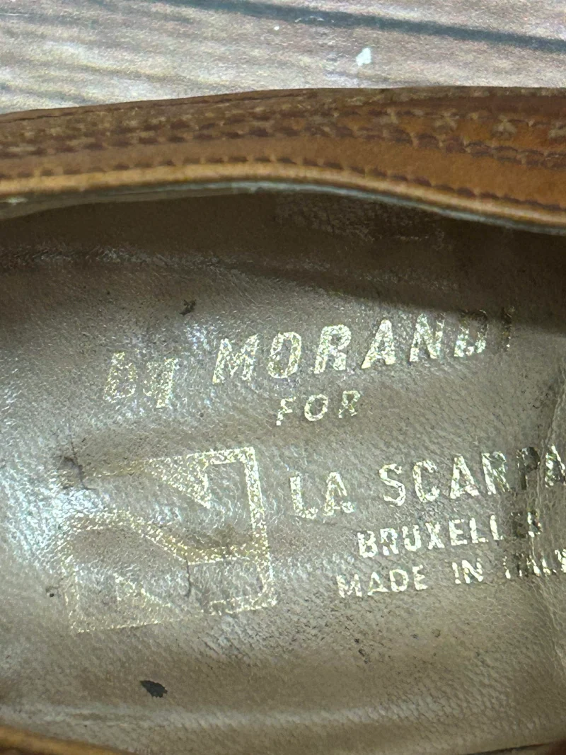 Vintage Herrenschuhe Brogues Gr. 39