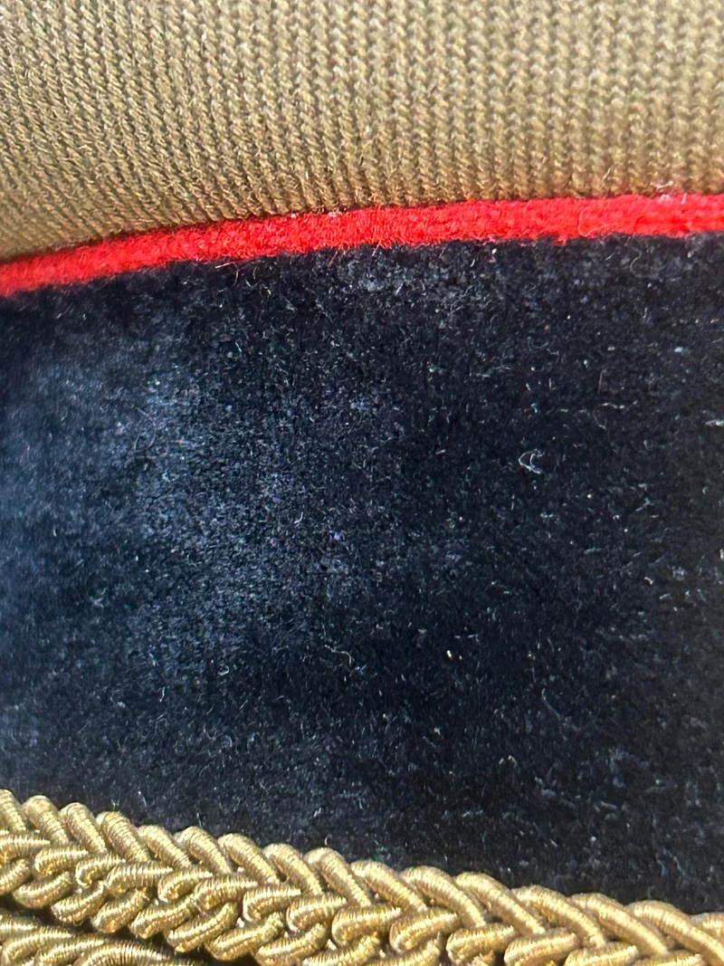 Original Sowjetische Offiziers-Schirmmütze – Größe 59