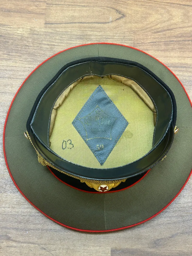 Sowjetische Offiziersmütze Vintage – Größe 59