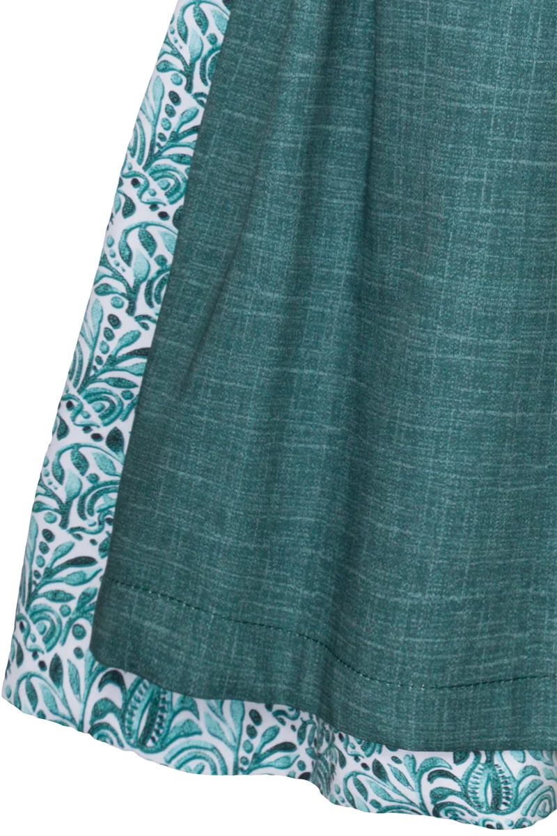Kinder-Baumwolldirndl mit Flügelarm-Bluse