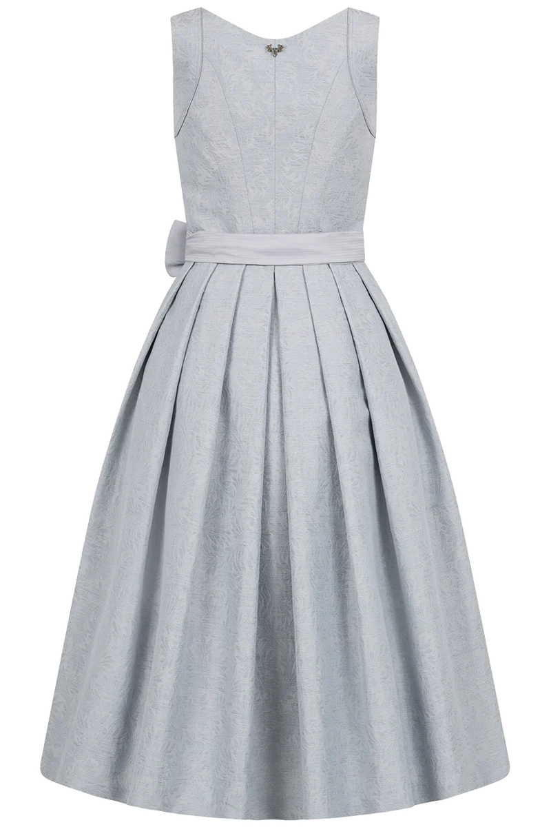 Midi-Dirndl mit dezentem Blumenmuster und Herzausschnitt