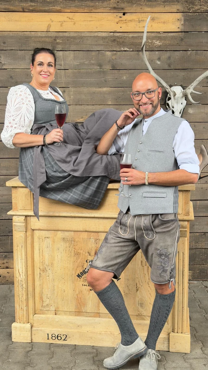 Herren Lederhose MIRKO - mit Gürtel - Krüger Buam - 961368-000-0044