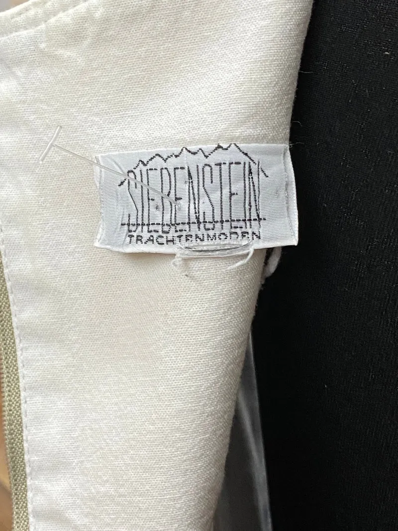 Trachtenmieder - Siebenstein – Schwarz/Beig - Größe 44