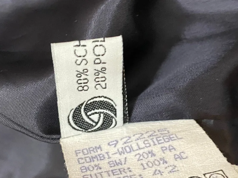Wollmantel Damen Vintage Gr.42 dunkelblau