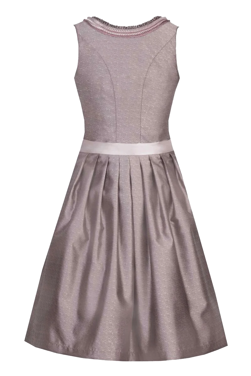 Mini-Dirndl mit Spitzenschürze