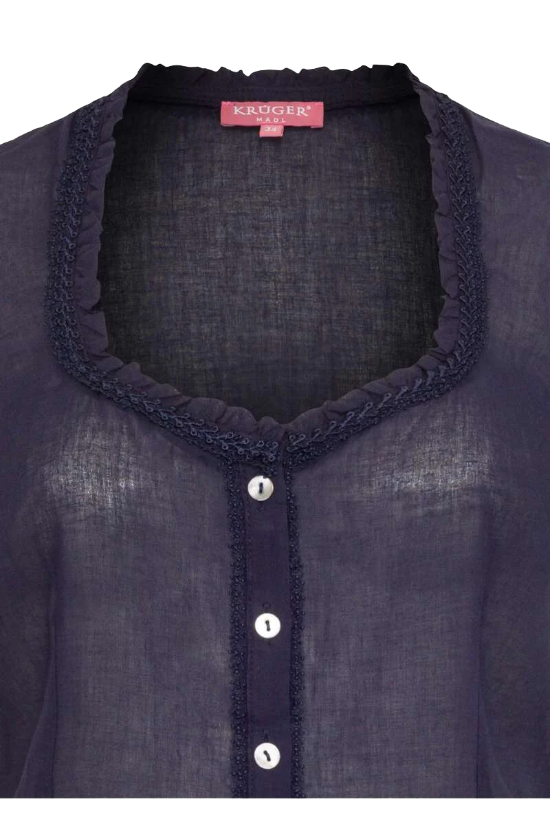 Miederbluse aus Baumwolle