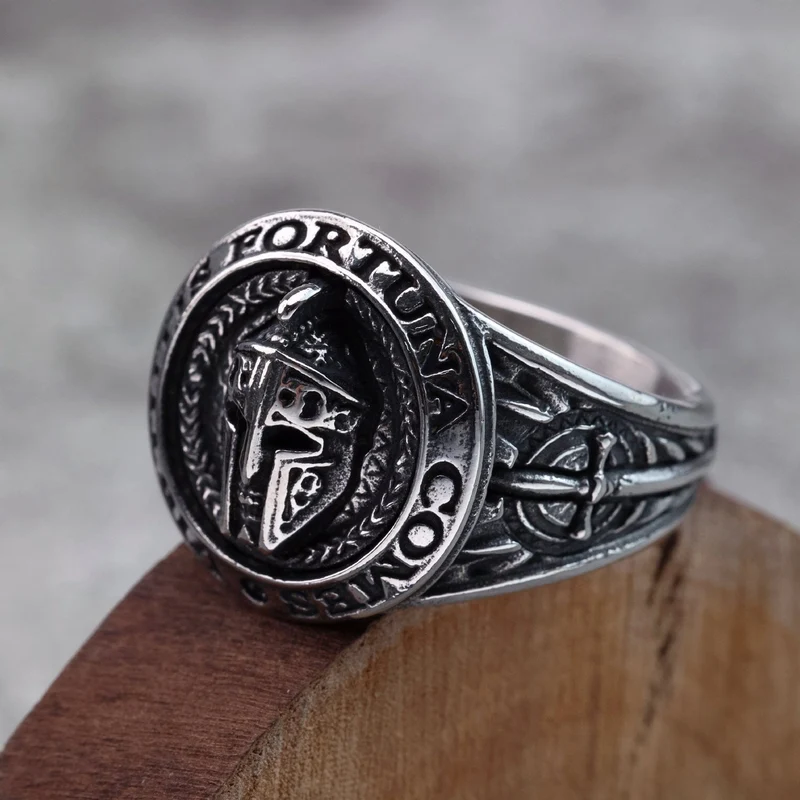 Punk-Spartaner-Helm-Ring für Herren