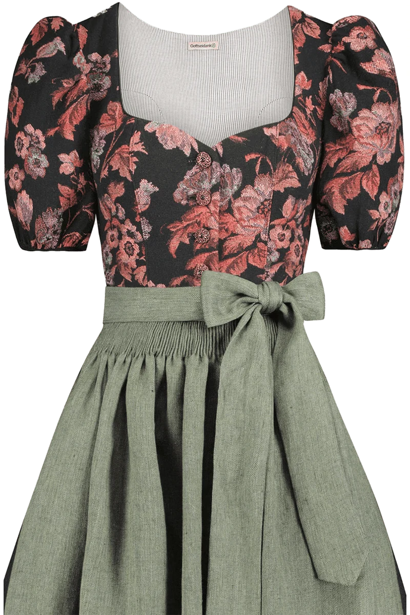 Dirndl lang mit Ärmeln
