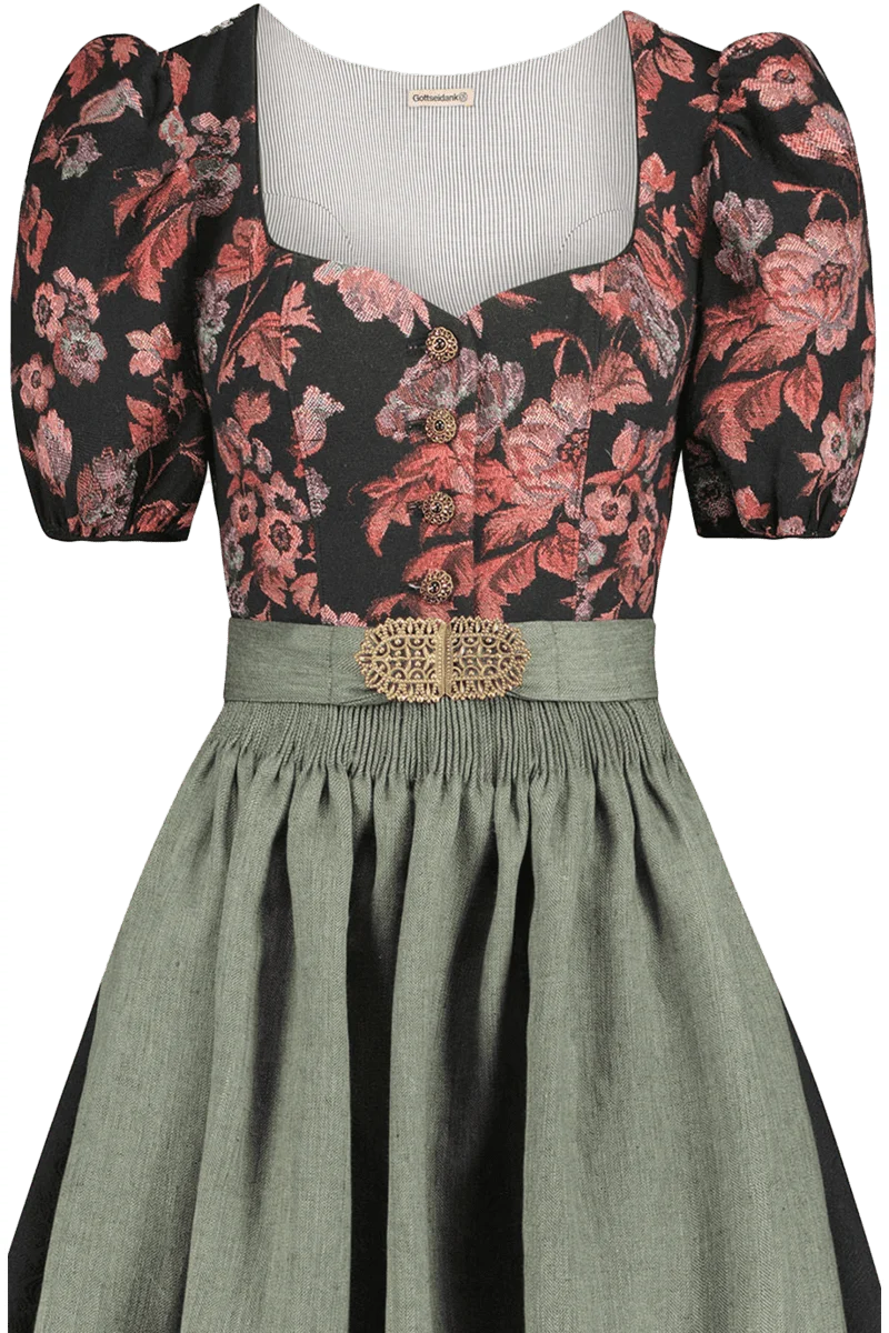 Dirndl lang mit Ärmeln