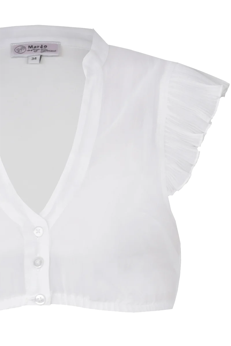Dirndlbluse mit Flügelarm