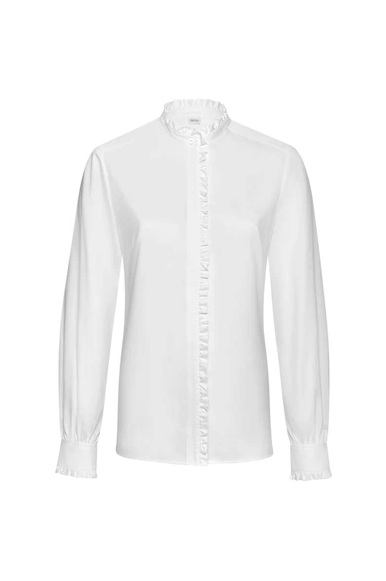 Bluse mit feinen Rüschen