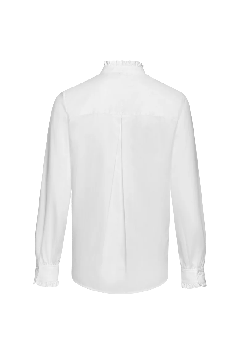 Bluse mit feinen Rüschen