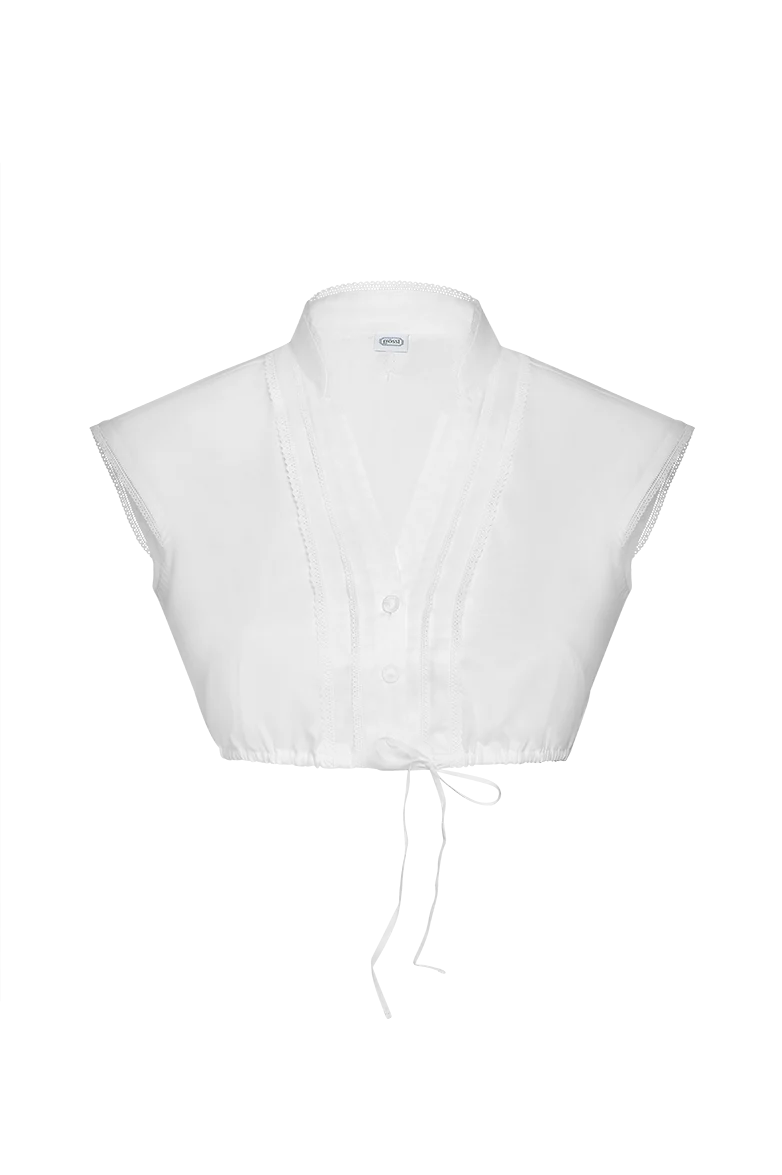 Dirndlbluse mit Spitze