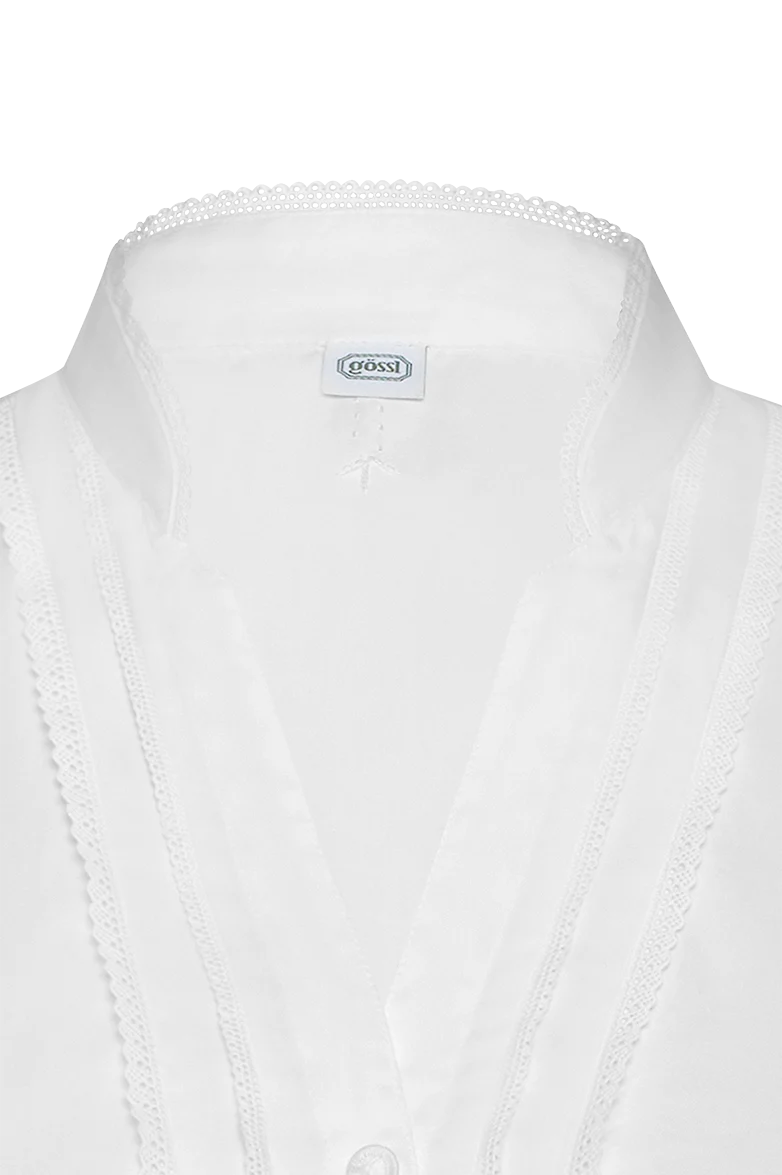 Dirndlbluse mit Spitze