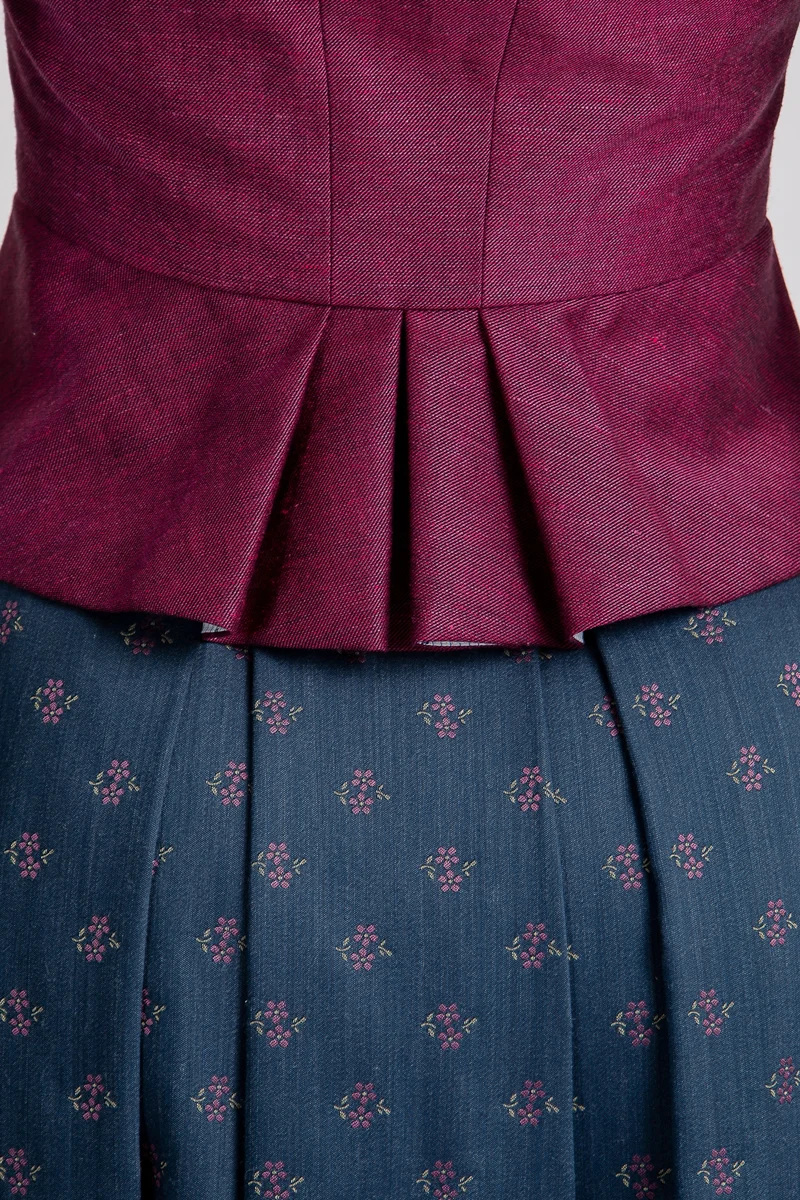 Almliebe Trachtenmieder Wally pink
