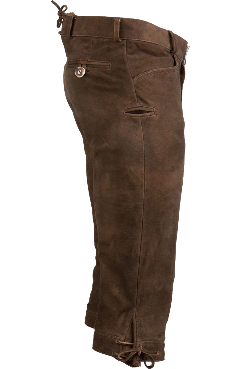 Herren Kniebundlederhose