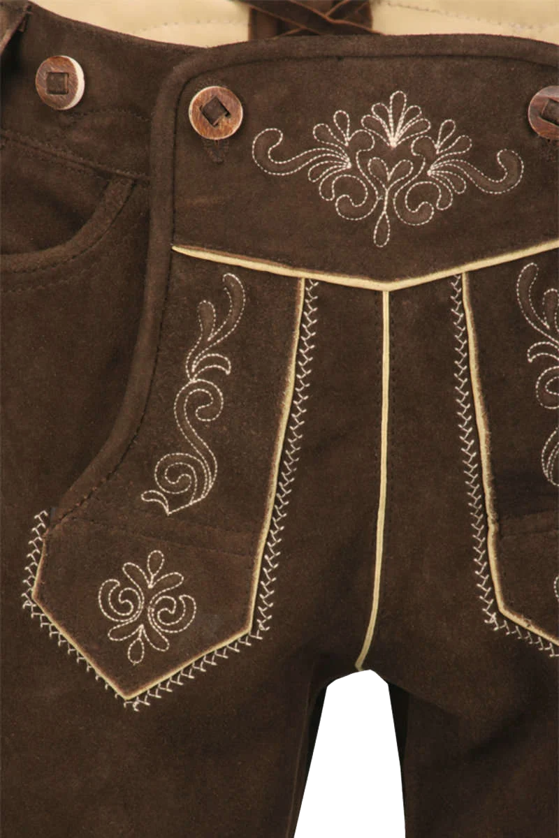 Herren Lederhose Kniebund