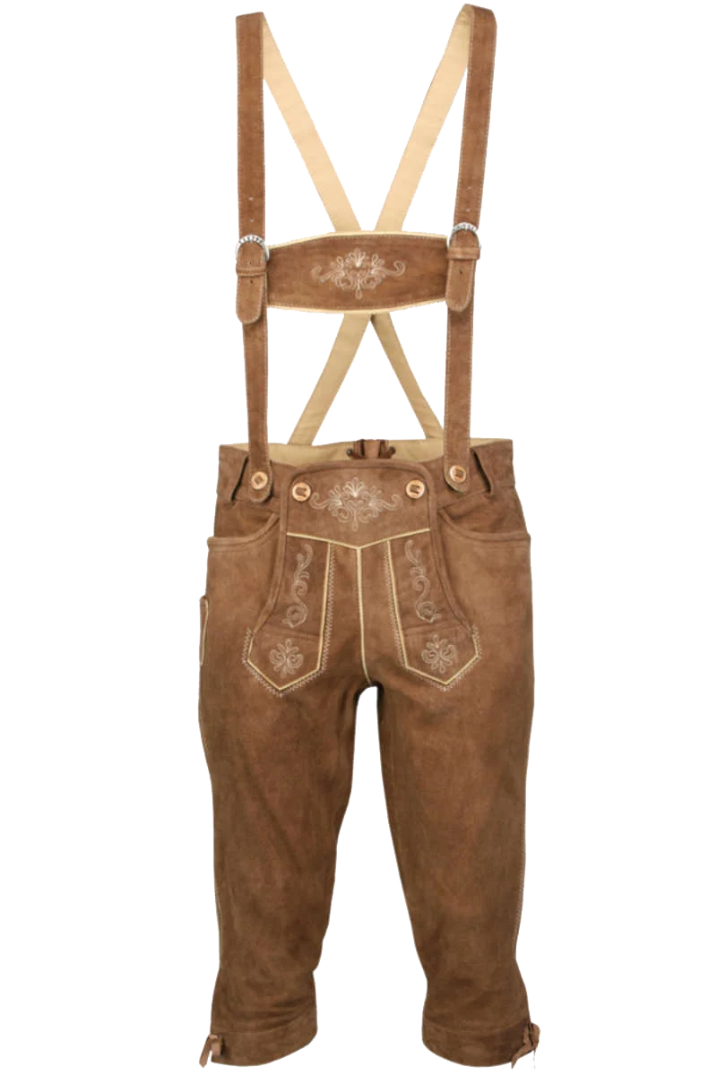 Herren Lederhose Kniebund