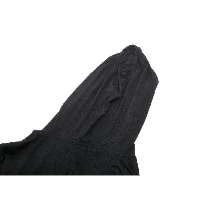 Gothic-Kapuzenpullover mit Rissen für Damen