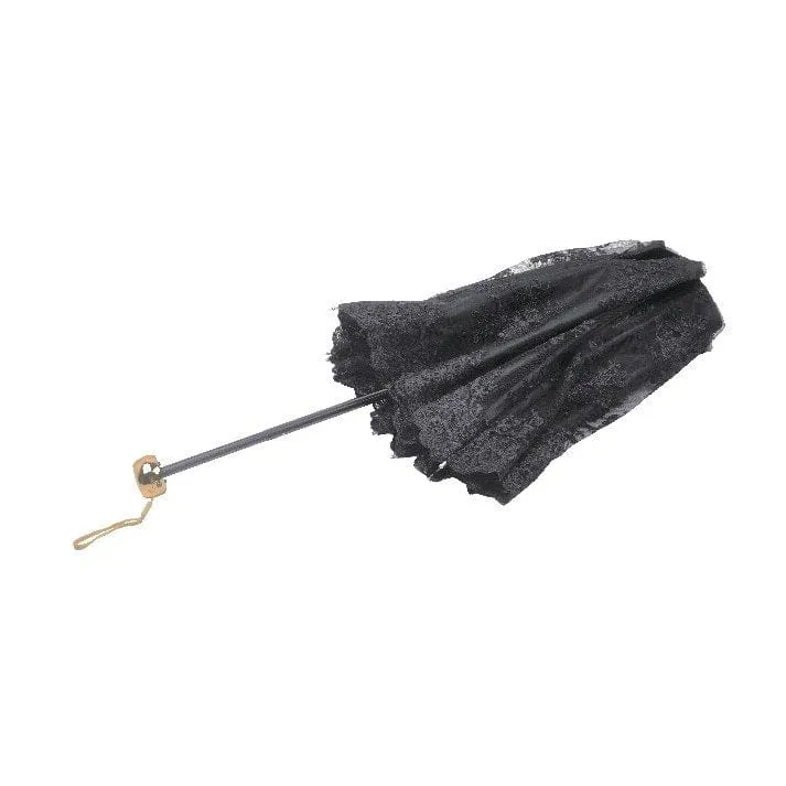 Damen-Regenschirm mit Gothic-Blumenstickerei