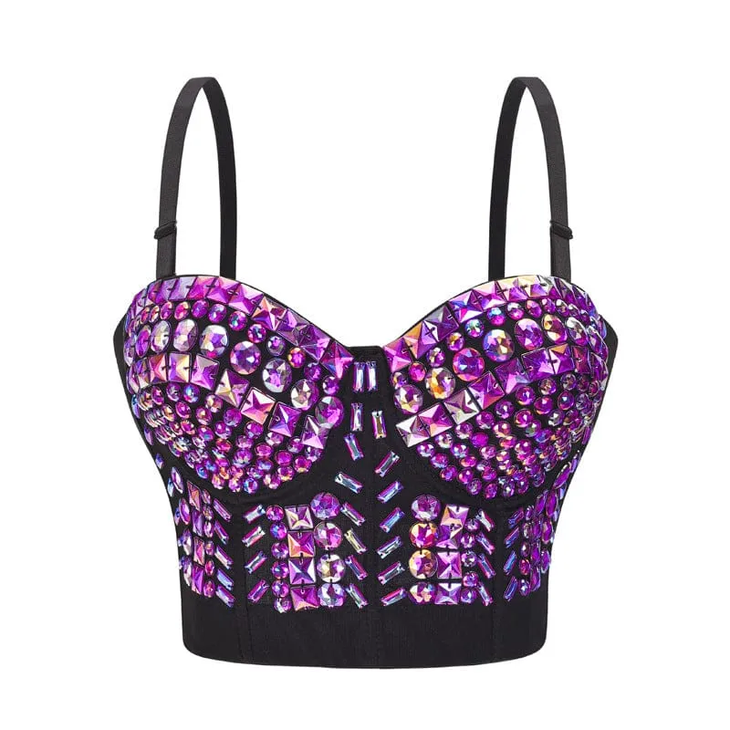 Gothic Perlen Bustier für Damen