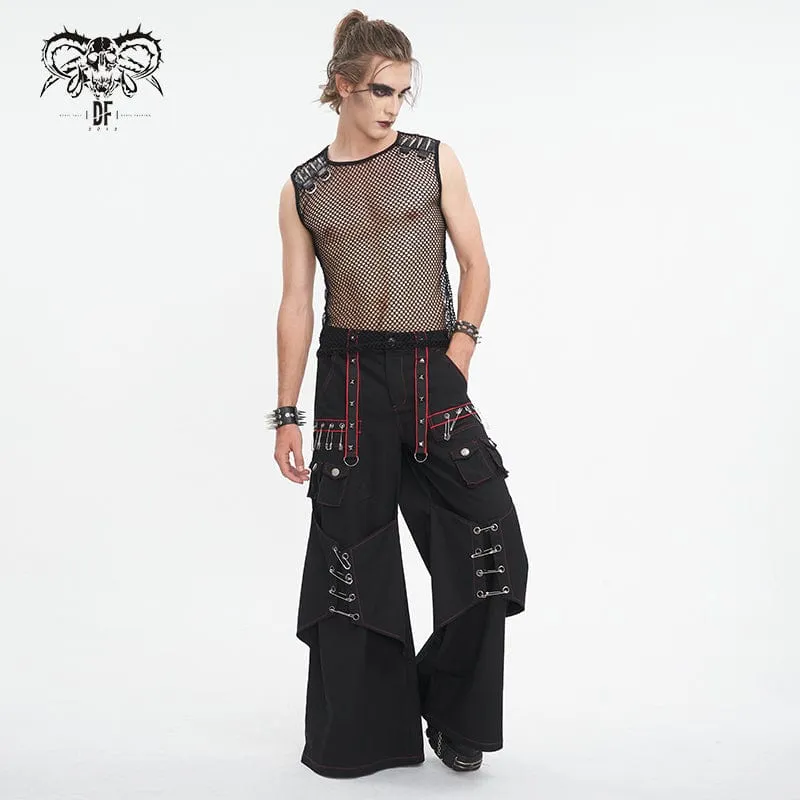 Gothic-Schlaghose mit Nieten für Herren