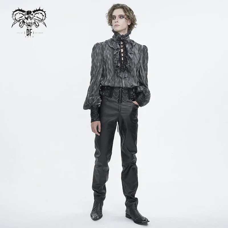 Gothic-Kettenhose mit hohem Bund für Herren