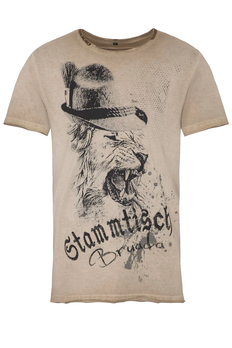 Herren T-Shirt 'Stammtisch Bruada'