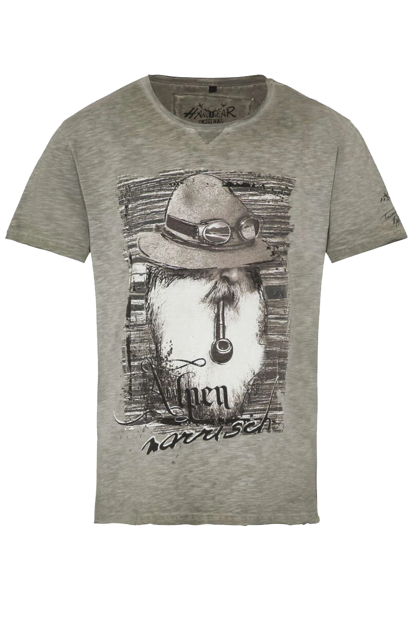 Herren T-Shirt 'Alpen narrisch'