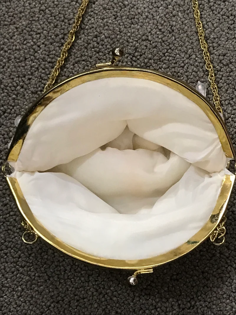 Schicke Pailetten Handtasche im 20er Jahre Stil