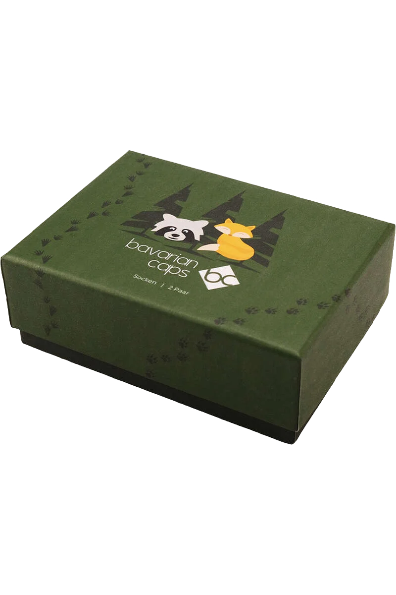 Unisex Sockenbox Waldleben 2 Paar