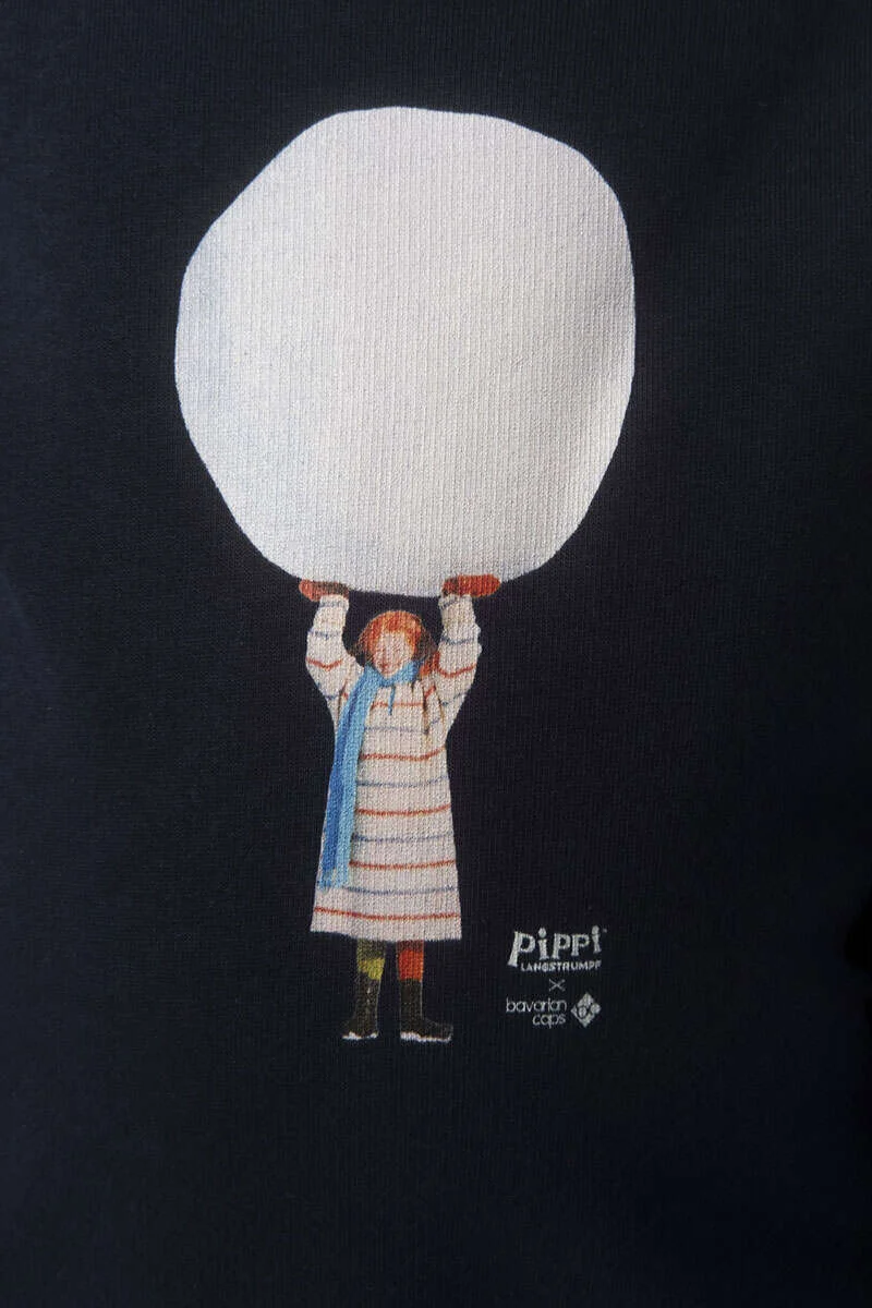 Kinder Pullover Schneeballschlacht mit Pippi