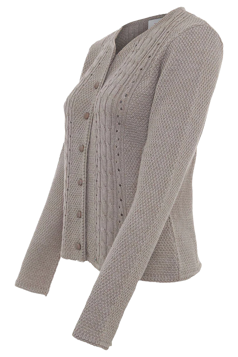 Dirndljacke Strick mit Zopfmuster