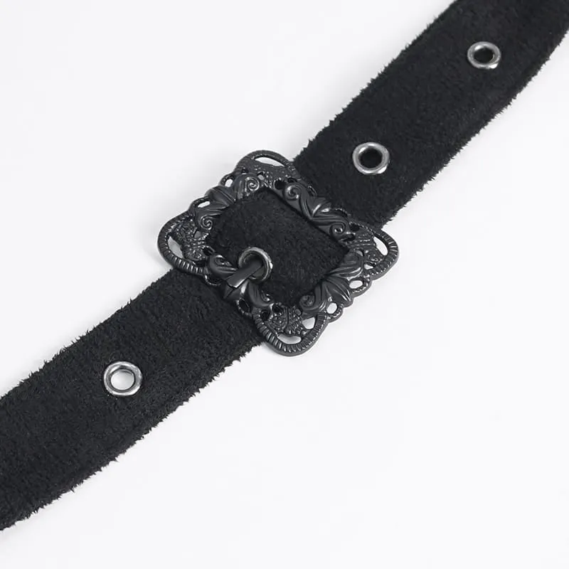 Herren Gothic Stehkragen-Federumhang