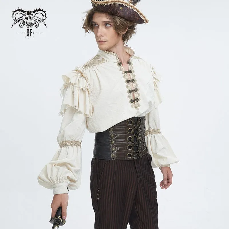 Gothic-Kettengürtel aus Kunstleder für Herren