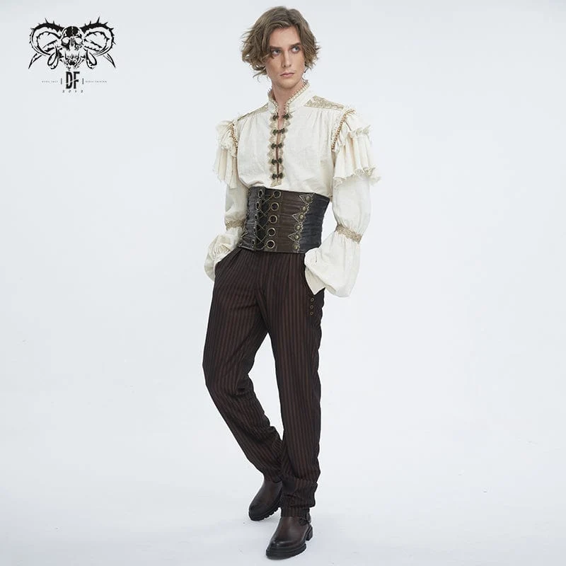 Gothic-Kettengürtel aus Kunstleder für Herren