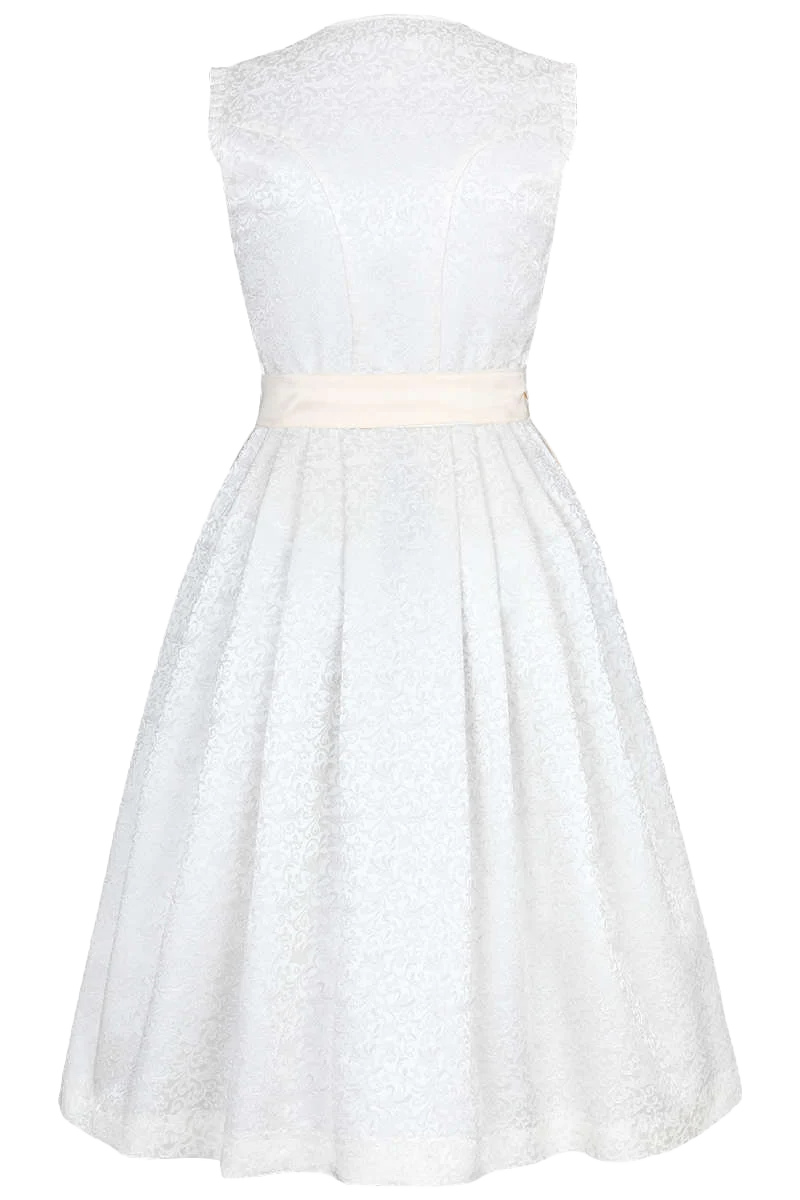 Hochzeitsdirndl hochgeschlossen