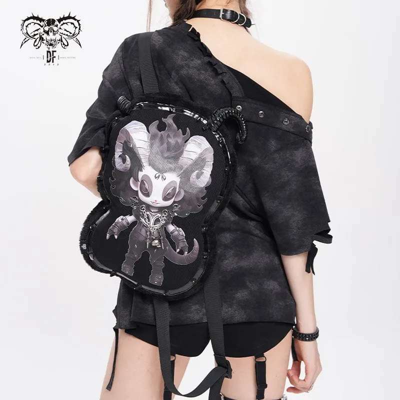 Devil Fashion Lilimar Mustertasche mit Hörnern
