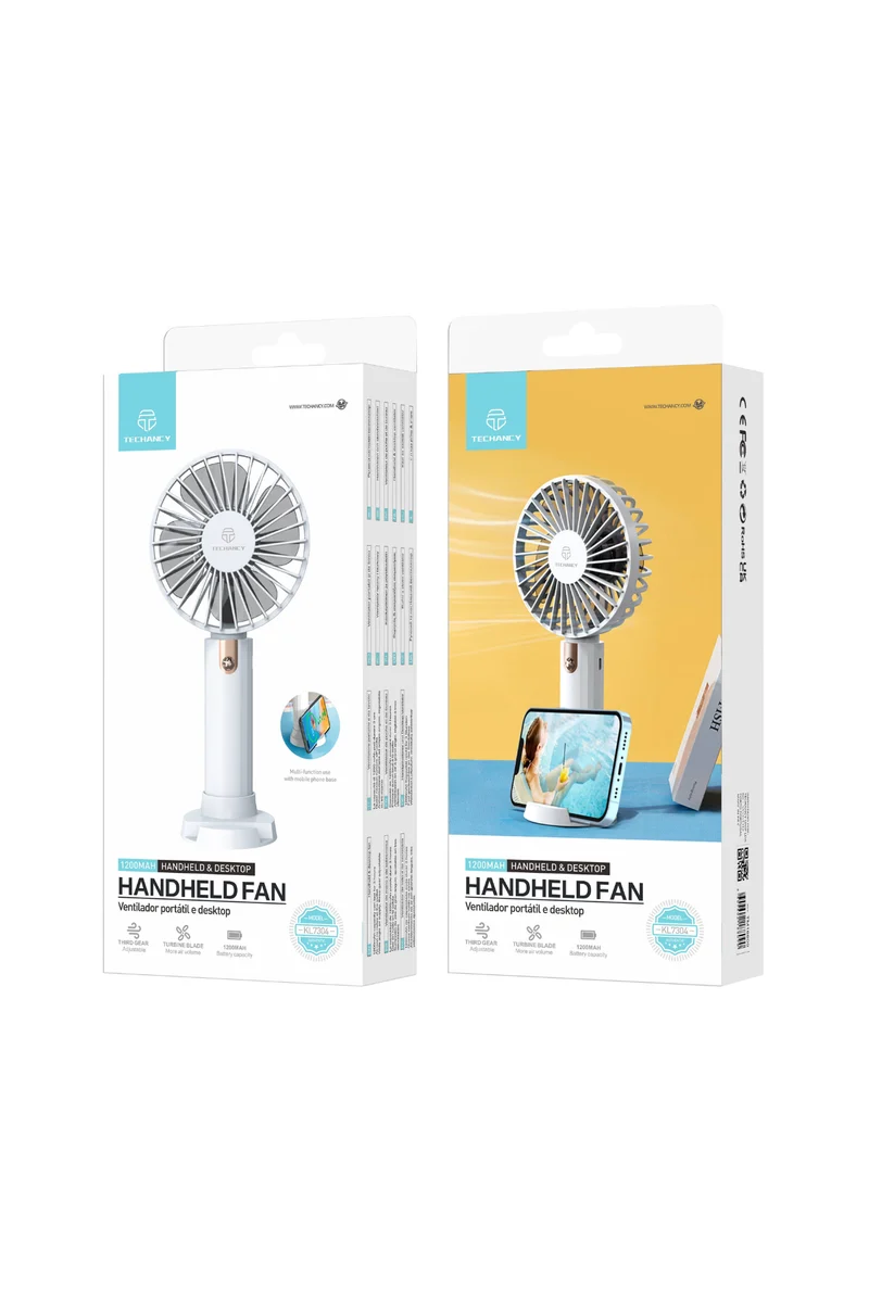 Handventilator - wiederaufladbar über USB - Mini-Ventilator