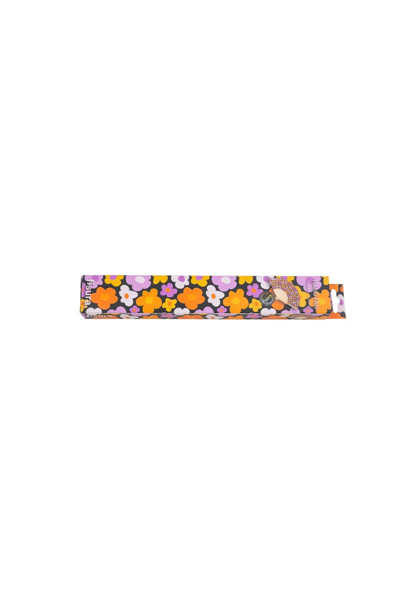 Vintage-Blumenfächer - Fächer - 42,5 x 23 cm