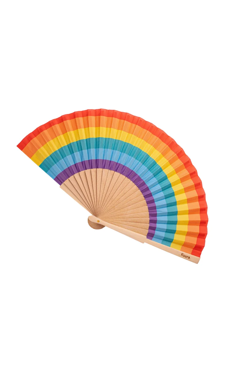 Fächer „Rainbow“ - 42,5 × 23 cm