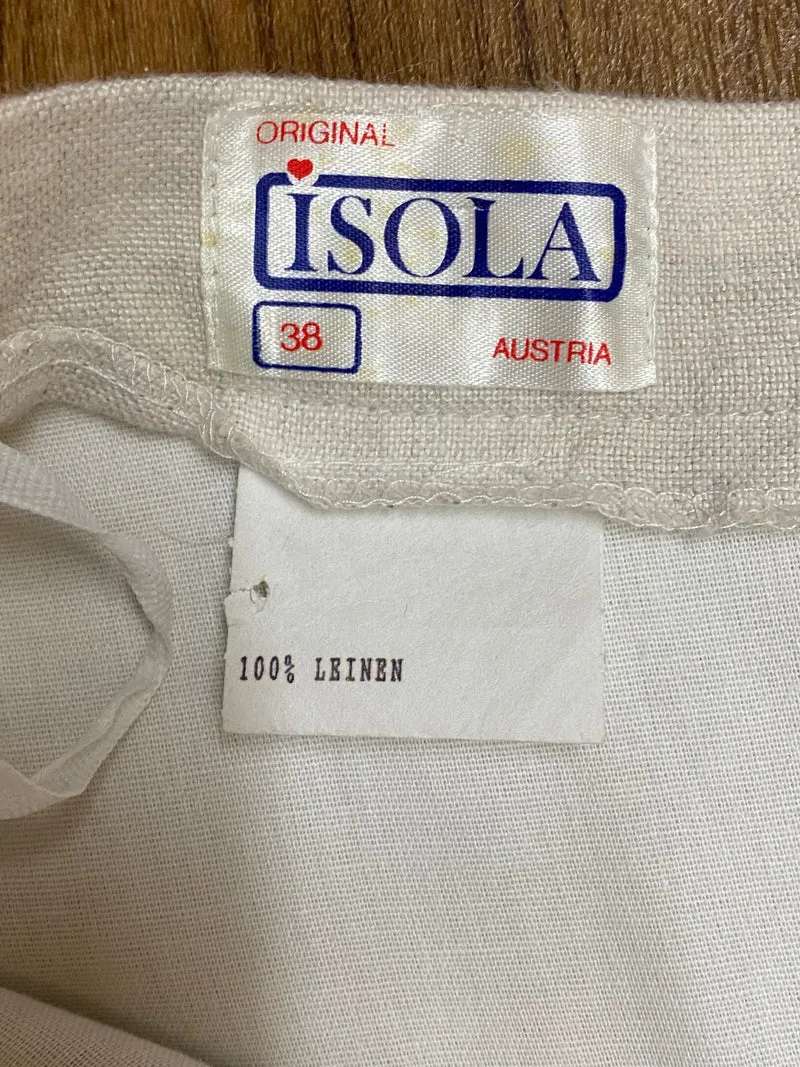 Damen Trachtenrock von Isola – Beige, Größe 38