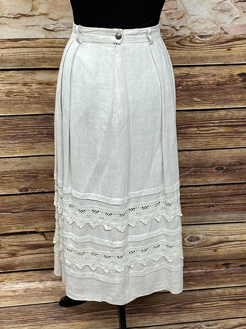 Damen Trachtenrock von Landhaus – Beige, Größe 38