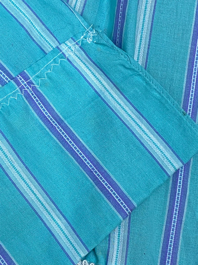 Vintage Dirndlschürze türkis -Hammerschmid, mittellang