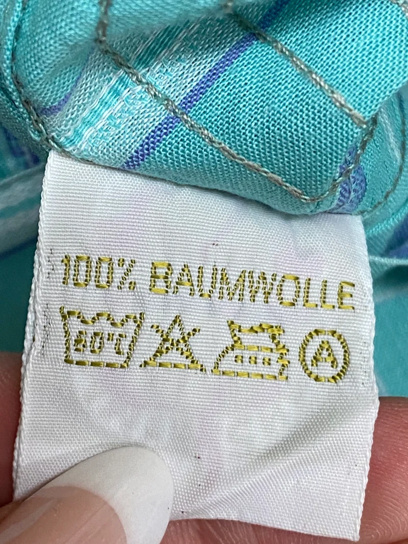 Vintage Dirndlschürze türkis -Hammerschmid, mittellang