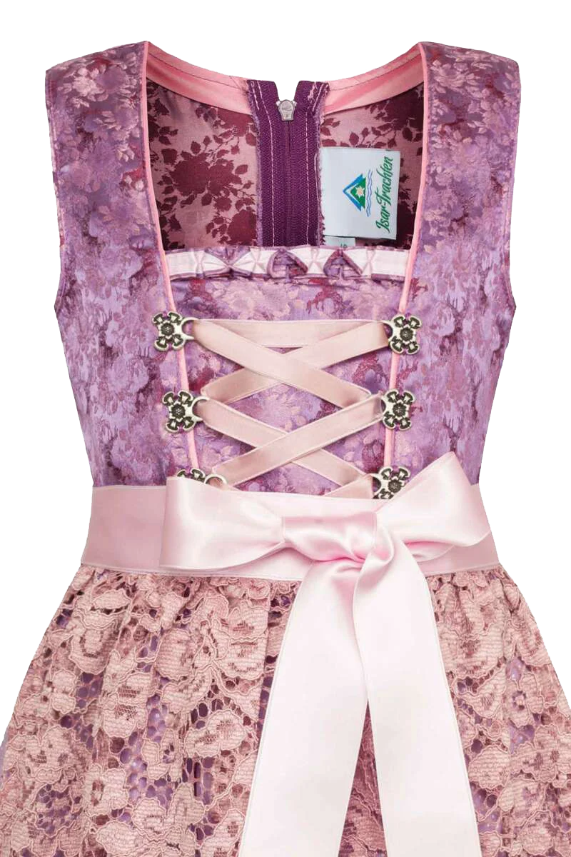 Mädchen Teenie Dirndl mit Miederschnürung