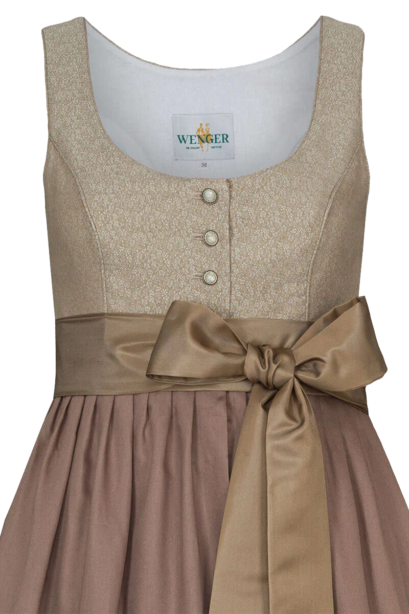 Umstandsdirndl mit Leinen