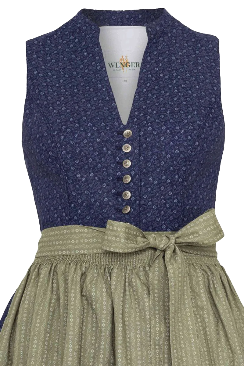 Midi-Waschdirndl hochgeschlossen