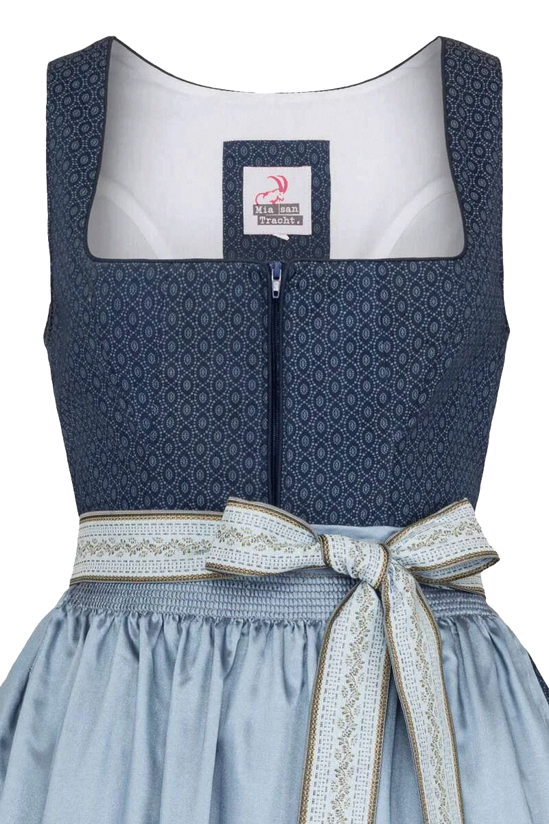 Midi Dirndl mit Reißverschluss